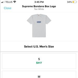 Supreme bandana box logo